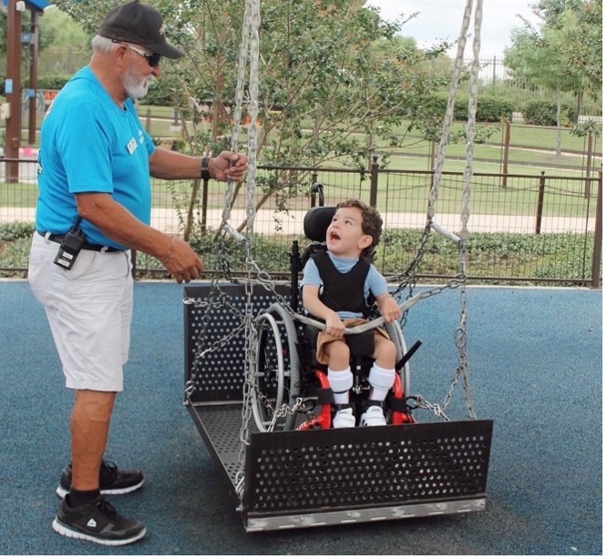 Handicap-accessible parks provide medically complex families and their loved ones with the opportunity to participate in recreational activities.
